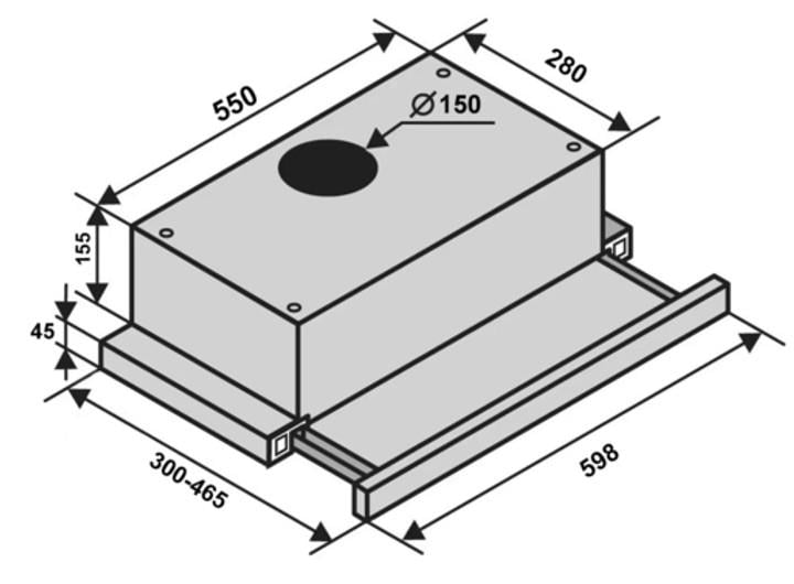 Вытяжка Ventolux GARDA 60 BK 700 LED 2S (11156) - фото 7 Вытяжка Ventolux GARDA 60 BK 700 LED 2S (11156) - фото 7