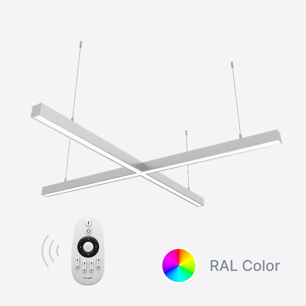 Светильник светодиодный управляемый X-LED 80 Вт x-образный 855x855x43 мм (LSNKr-80dc) - фото 2 Светильник светодиодный управляемый X-LED 80 Вт x-образный 855x855x43 мм (LSNKr-80dc) - фото 2