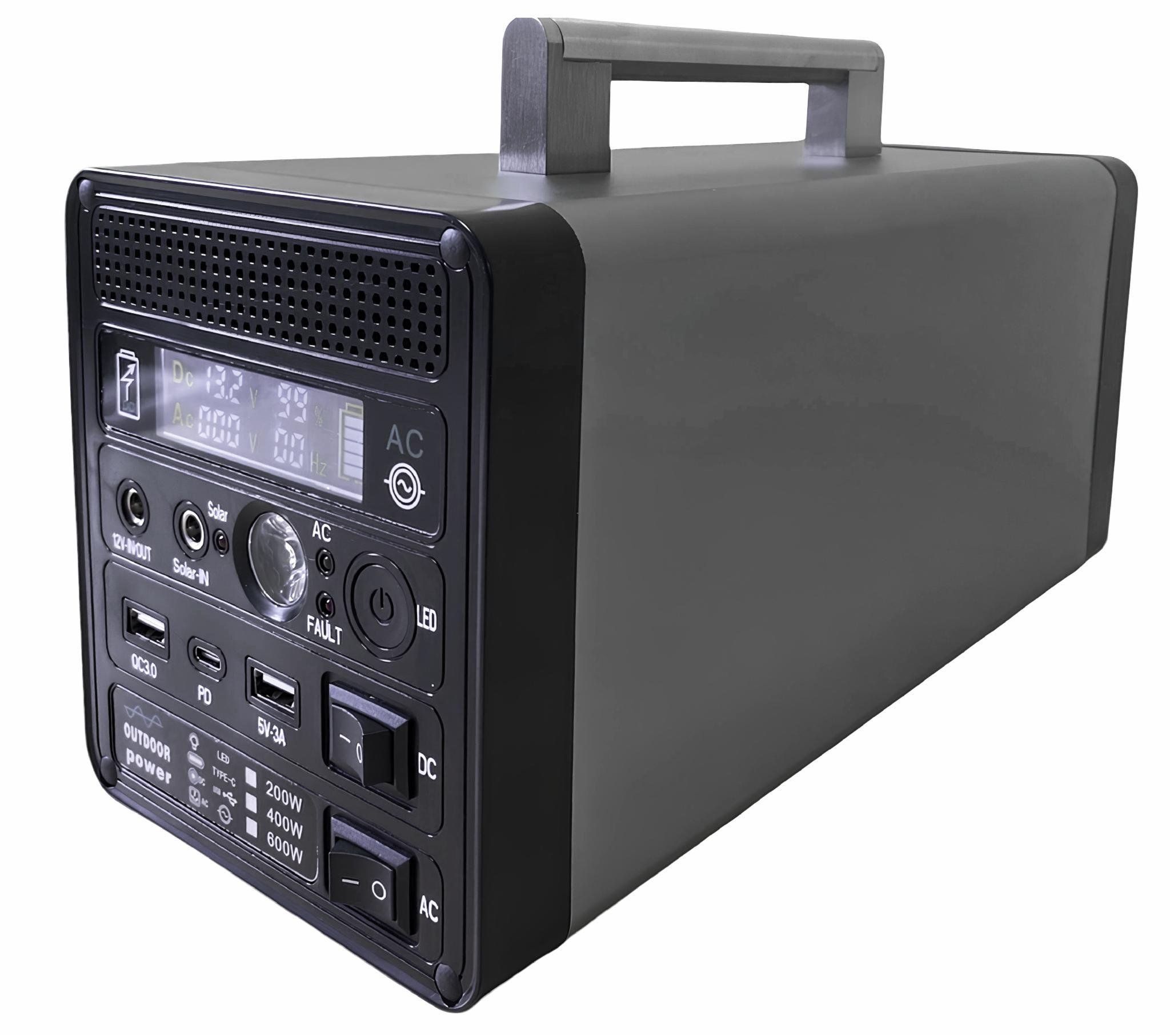 Зарядна станція Supretto DC/Usb/Type-C LiFePO4 600W 12,8V 150000 мАг 220V