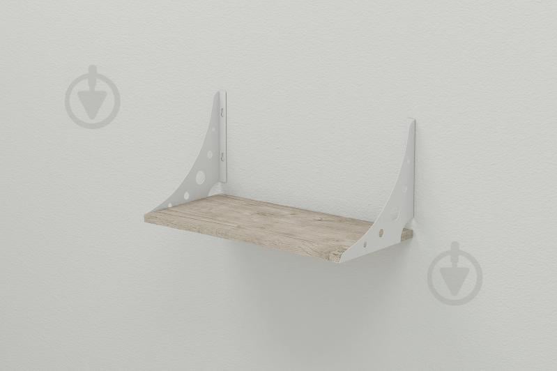 Полка настенная Ferrum-decor Ханди 2 240x700x240 металл Белый ДСП Шервуд 16 мм (XND0051) Полка настенная Ferrum-decor Ханди 2 240x700x240 металл Белый ДСП Шервуд 16 мм (XND0051)