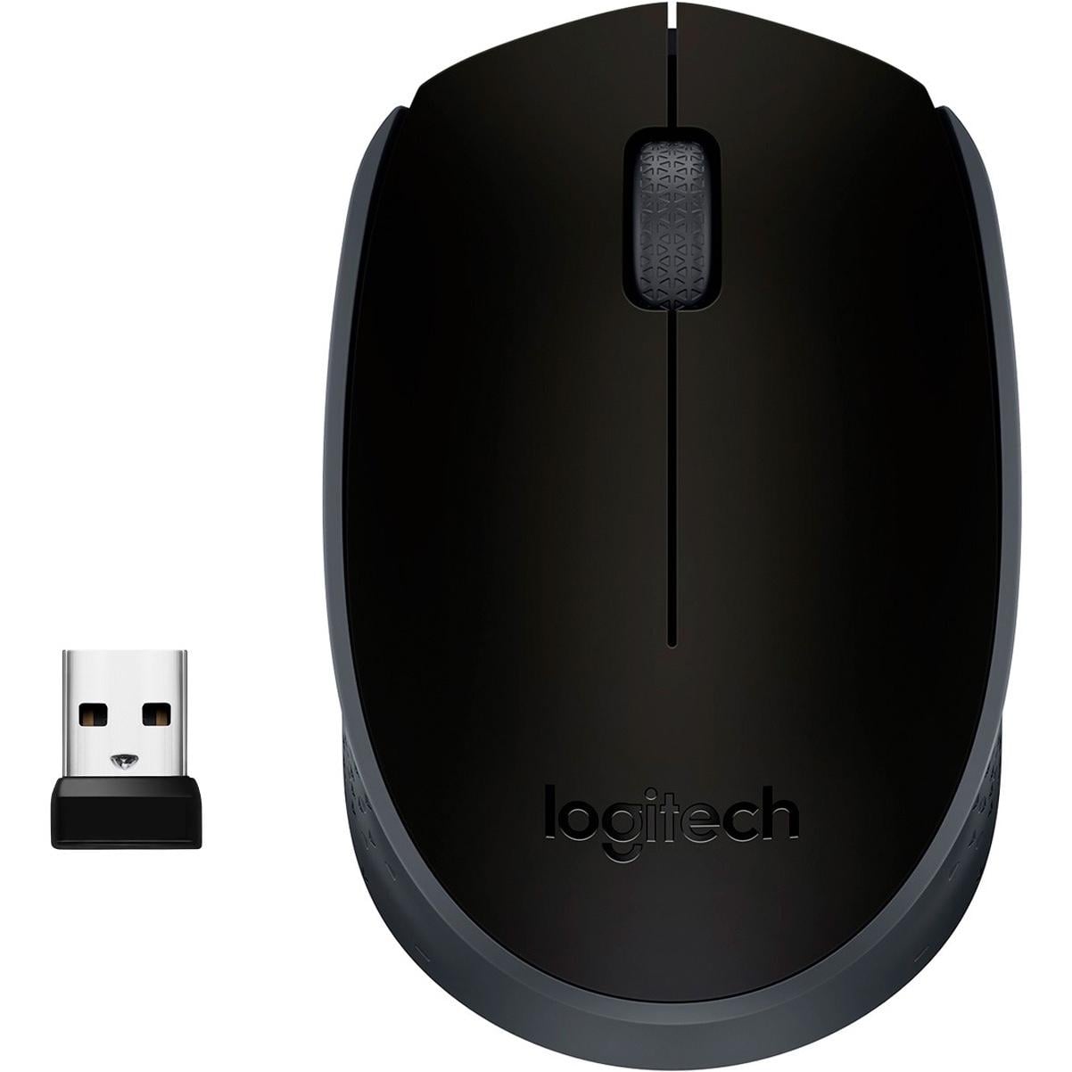 Компьютерная мышка беспроводная Logitech M171 2.4 ГГц 1000 dpi Grey/Black (910-004424)