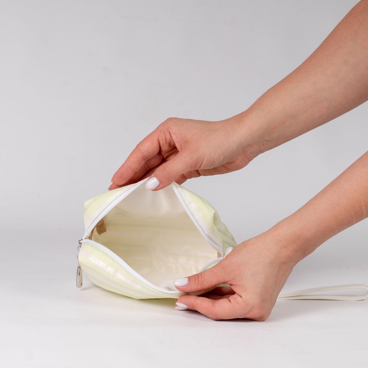 Сумка женская косметичка KVITUCHA №01 Белый - фото 3 Сумка женская косметичка KVITUCHA №01 Белый - фото 3