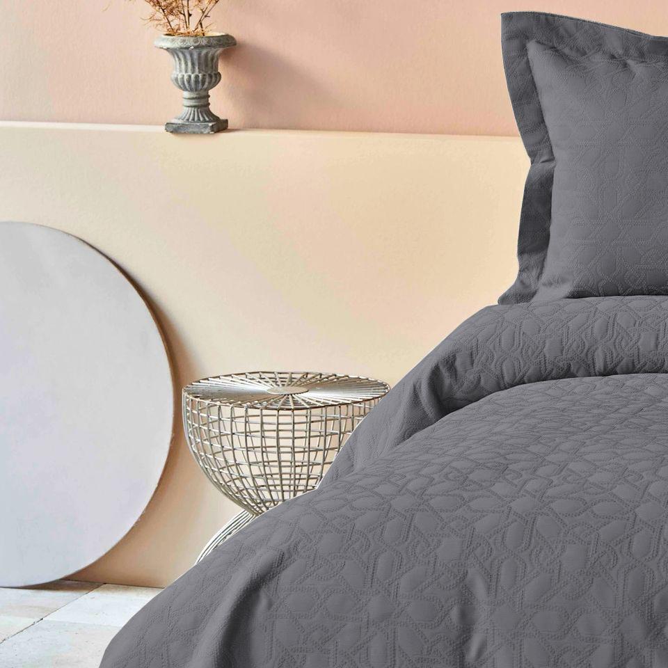 Покривало з наволочками Karaca Home Back To Basic 230х240 см євро Antrasit (13512784) - фото 2 Покривало з наволочками Karaca Home Back To Basic 230х240 см євро Antrasit (13512784) - фото 2