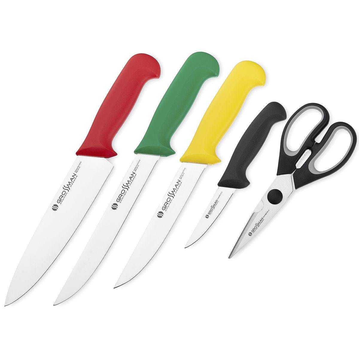 Набір кухонних ножів Grossman Sapphire SL 6188 (26528720) - фото 3