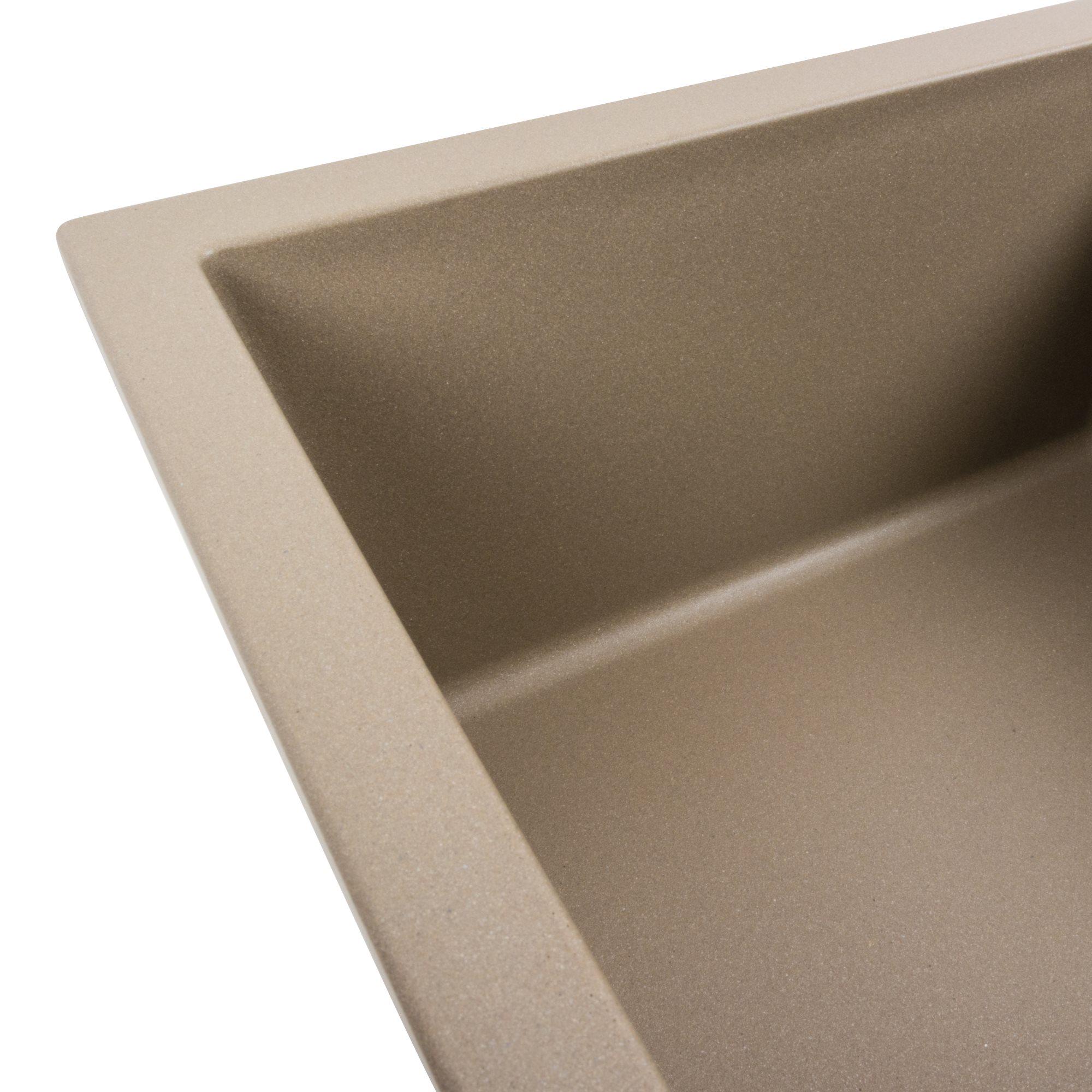 Мийка для кухні гранітна Platinum 7950 Selena матовий Титан - фото 4