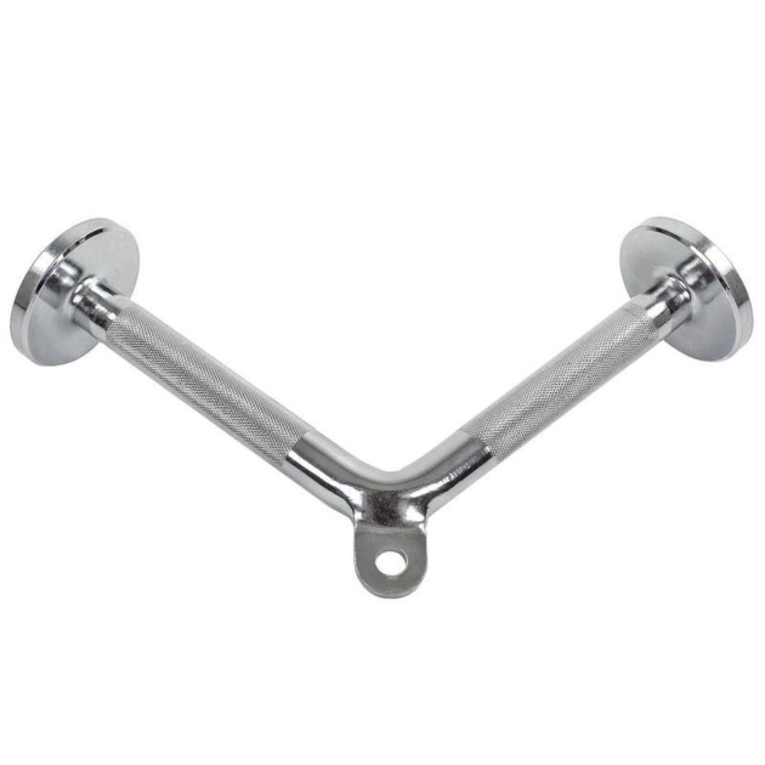 Ручка для верхней тяги York Fitness V-образная Хром (3753) - фото 4