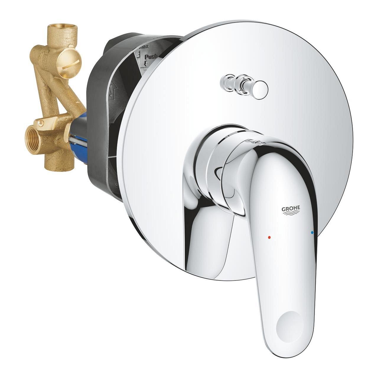 Смеситель скрытого монтажа Grohe Euroeco 32747001 с переключателем Хром (218318)