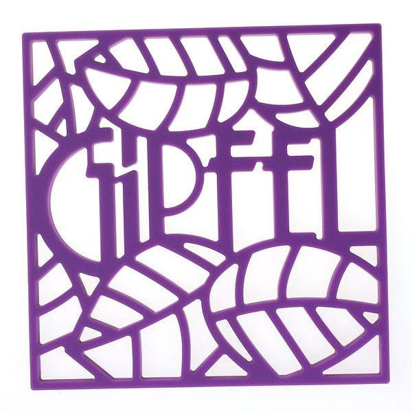Подставка под горячее GIPFEL GLUM квадратная 17x17 см Фиолетовый (0213)