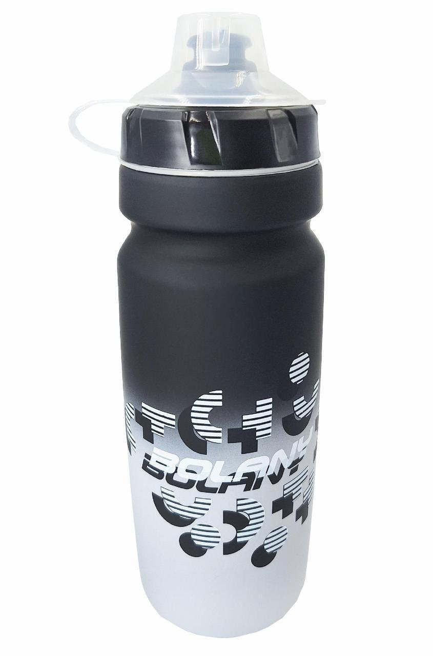 Фляга велосипедна BOLANY КТ363 750 мл Чорно-сірий матовий (G0001632)