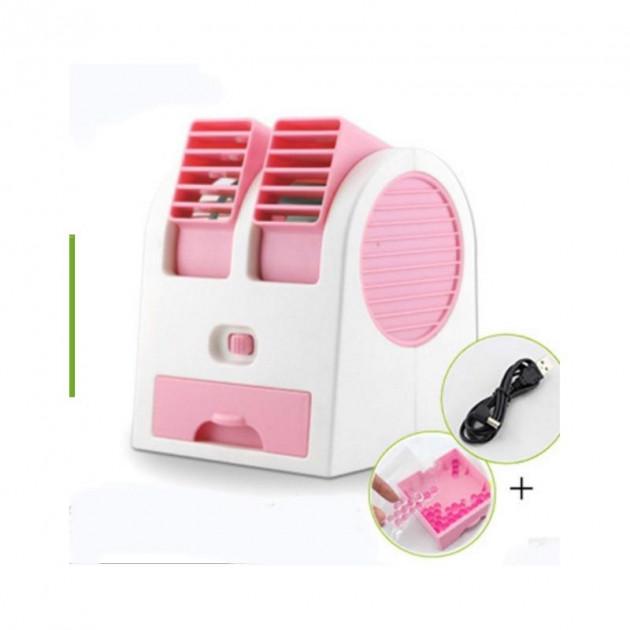 Охладитель воздуха Air Mini Cooler и ручной вентилятор Handy Pink (ed0a3876) - фото 3