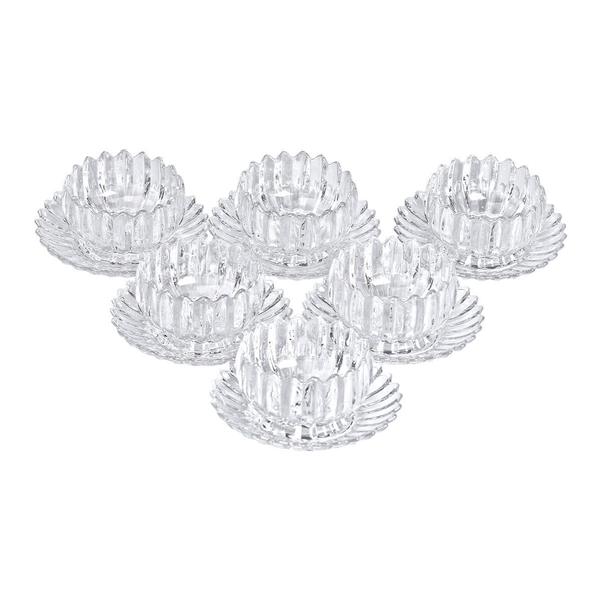 Набір піал із блюдцем для десертів HP-YH-6 зі скла 300 мл 6 шт. (A-033609) - фото 3