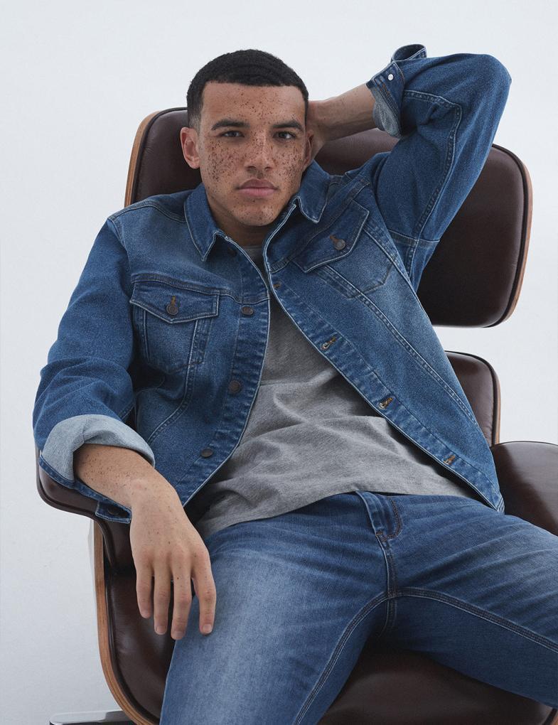 Куртка мужская джинсовая Diverse JENORG XL Голубой (5902598827210)