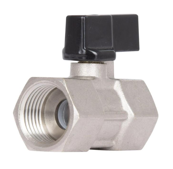 Кран кульовий міні Thermo Alliance Forte 1/2" ВВ прямий півметелик (SF265W15)