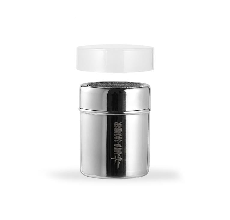Диспенсер сахарной пудры и какао с колпачком MHW-3BOMBER Sprinkle Powder 150 мл Silver (SP5365S)