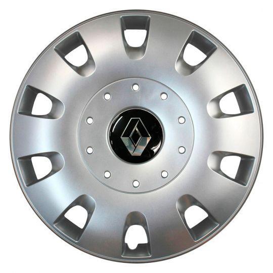 Автомобильные колпаки SKS 401 R16 с логотипом Renault 4 шт. Серебристый