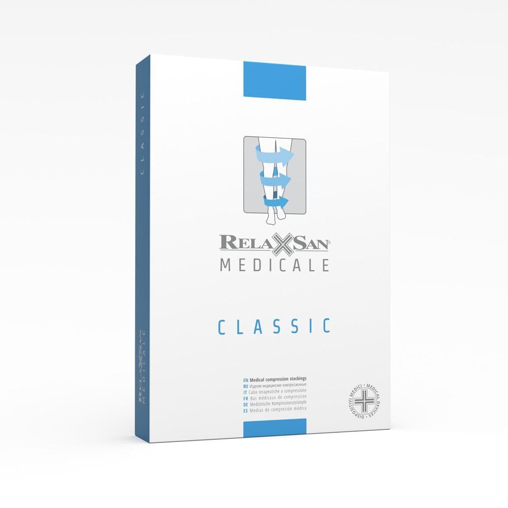 Медицинские компрессионные гольфы Relaxsan Medicale CLASSIC 3 класса с открытым носком 34-46 мм рт.ст. р. 3 Бежевый (3450) - фото 2 Медицинские компрессионные гольфы Relaxsan Medicale CLASSIC 3 класса с открытым носком 34-46 мм рт.ст. р. 3 Бежевый (3450) - фото 2