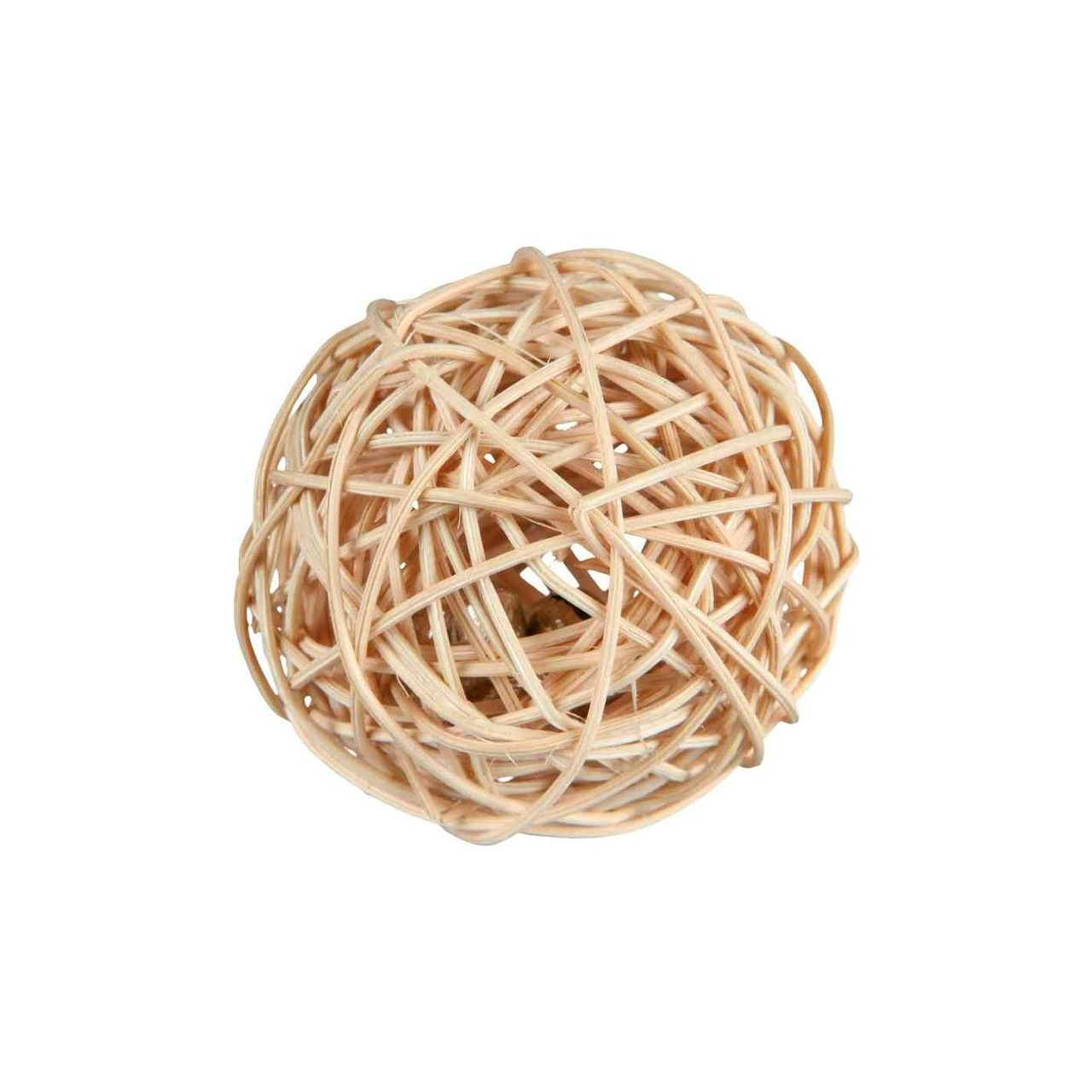 Игрушка для грызунов Trixie мяч с погремушкой натуральные материалы из лозы 4 см 4047974618226)