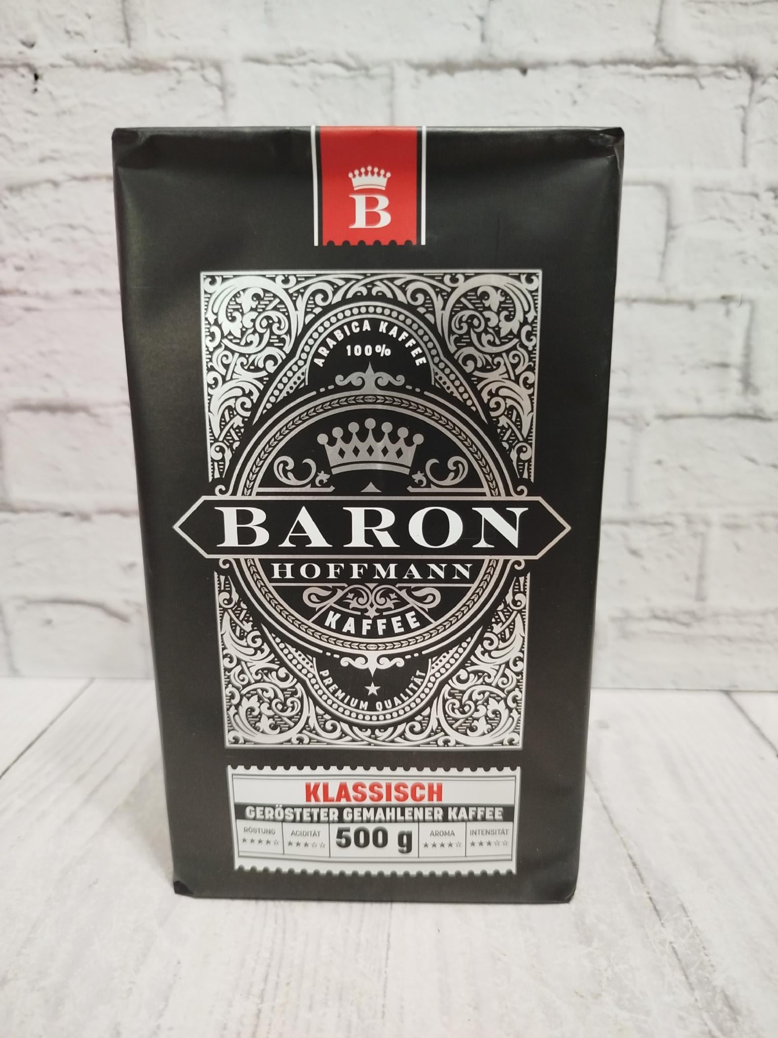 Кава мелена натуральна BARON Hoffmann Klassisch 500 г (33002781)