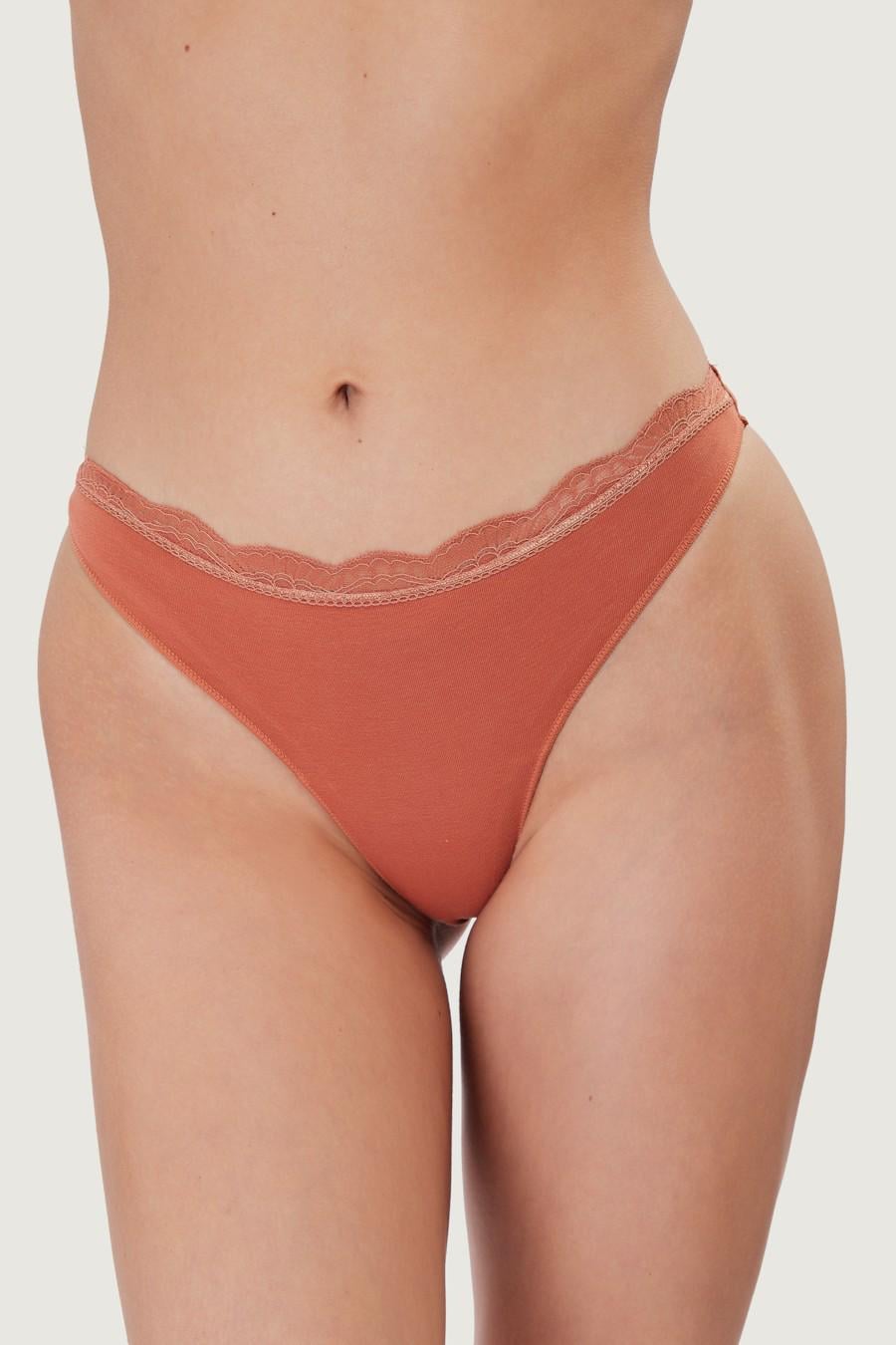 Трусики стринг Ysabel Mora р. 2/S Карамельный (63429)