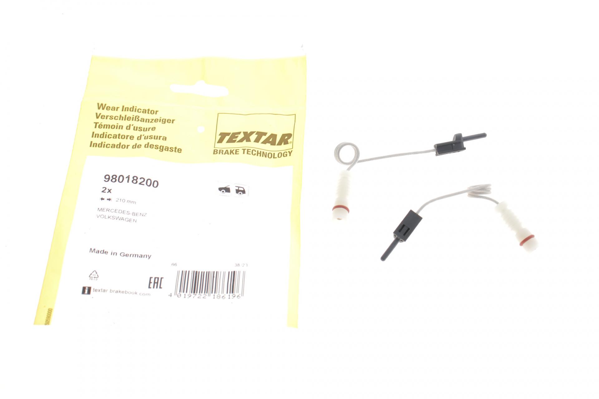 Датчик износа тормозных колодок Mercedes Sprinter 96- 2 шт. (98018200)