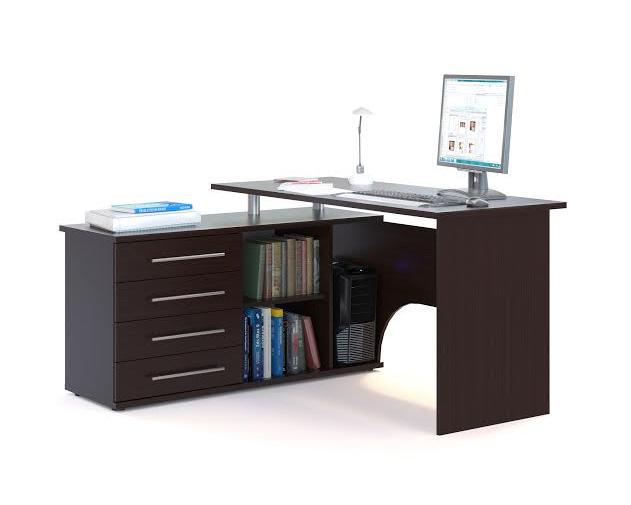 Компьютерный стол угловой XDesk 109 слева 1400x1200 мм Венге (КСXD109)