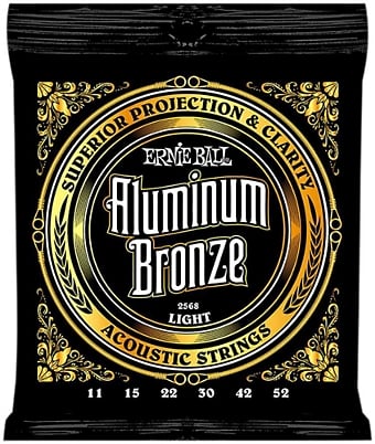 Струны Ernie Ball 2568 Aluminum Bronze Acoustic 11-52 Light (665)