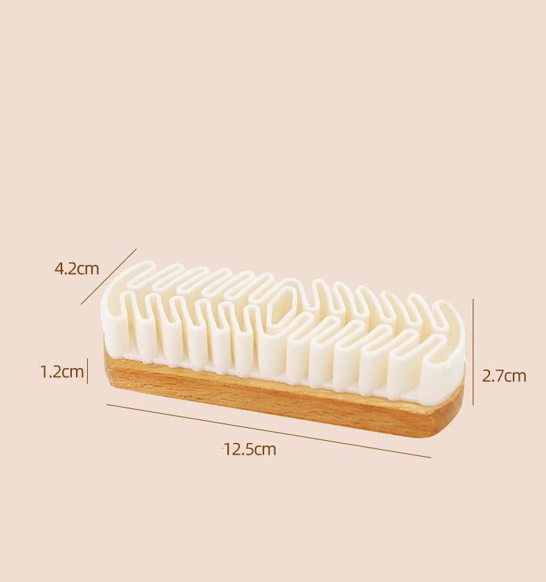 Щетка для деликатного ухода за замшей/нубуком и кашемиром с резиновым ворсом в деревянной колодке (29266) - фото 9 Щетка для деликатного ухода за замшей/нубуком и кашемиром с резиновым ворсом в деревянной колодке (29266) - фото 9