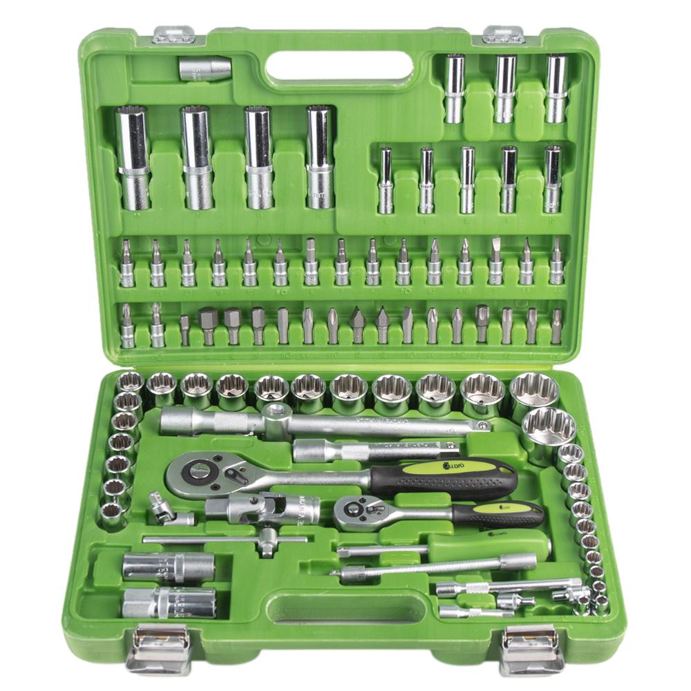 Универсальный набор инструментов Alloid 1/4" 1/2" 94 предметы (НГ-4094П-12)