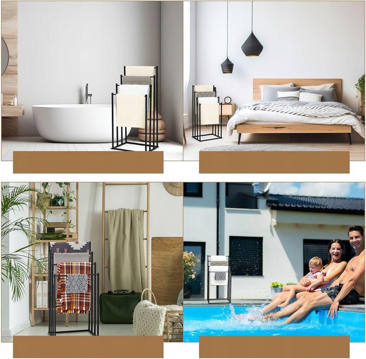 Стойка для полотенец напольная Telstar Черный (23373462) - фото 6 Стойка для полотенец напольная Telstar Черный (23373462) - фото 6