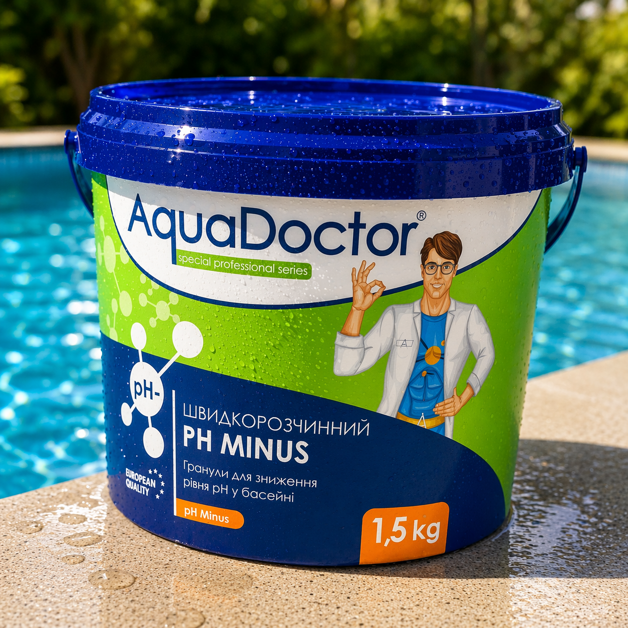 Препарат для понижения уровня Н Aquadoctor pH minus 1,5 кг (40734)