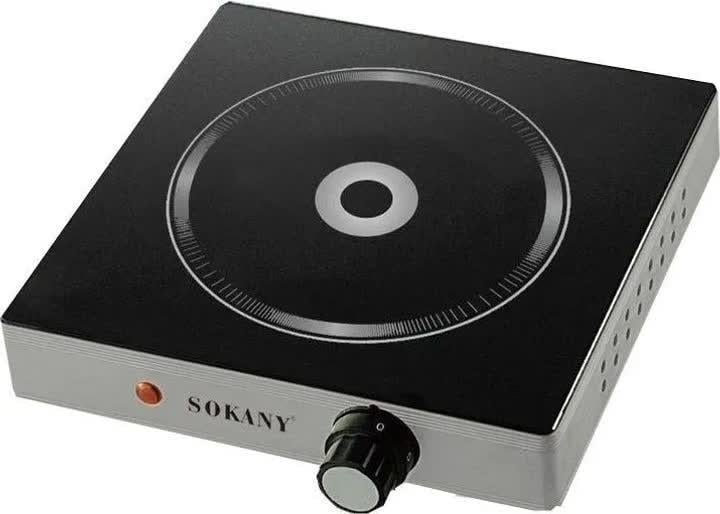 Плита электрическая Sokany SK-231 настольная 2000 Вт Черный