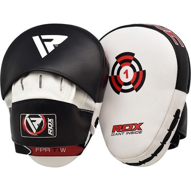 Лапы боксерские RDX T1 Curved White/Black (3070022284)