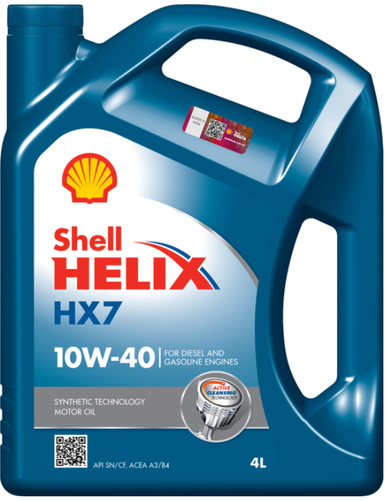 Моторна олива Shell Helix HX7 10W-40 4 л (550053737) - фото 1 Моторна олива Shell Helix HX7 10W-40 4 л (550053737) - фото 1