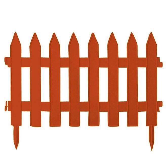 Огорожа для саду Flora IPLSU 3,2 м Теракотовий (92566)