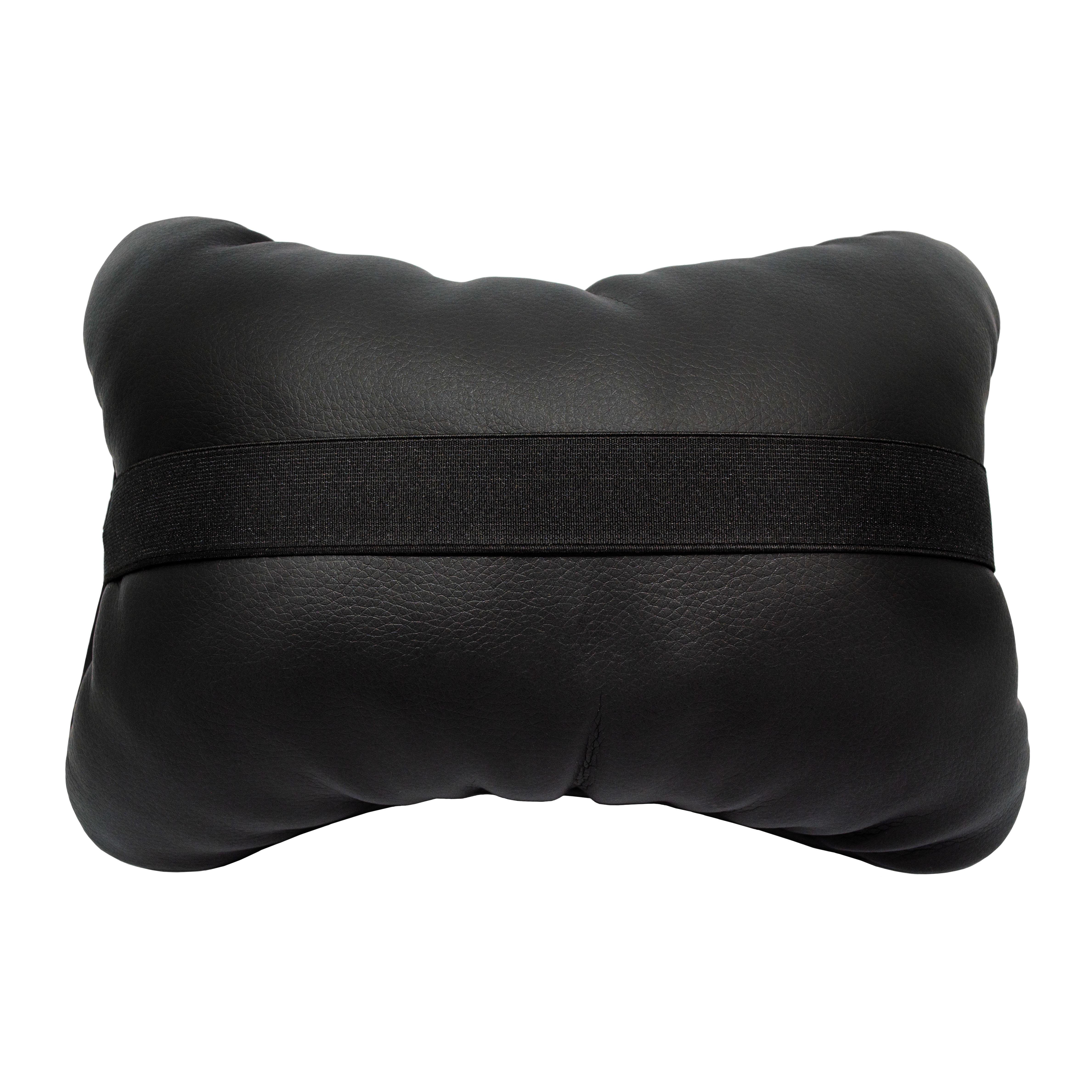 Подушка автомобільна Avtolife Chevrolet для шиї з екошкіри Чорний (AVT-LBL-18) - фото 2