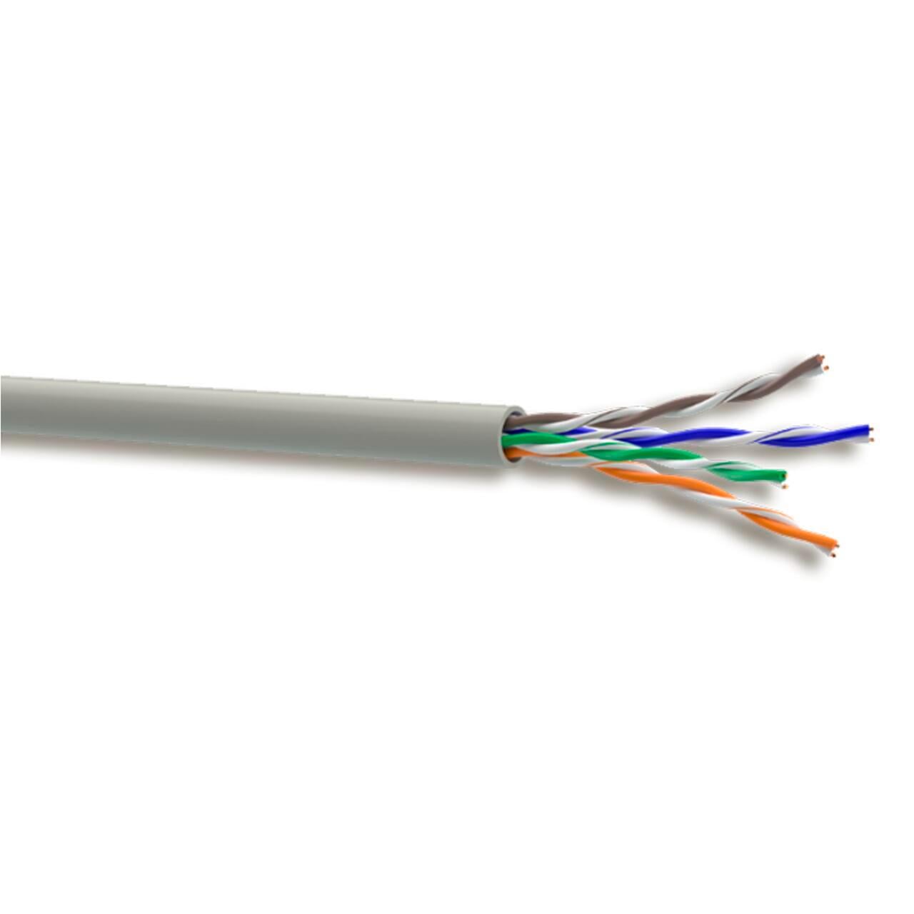Кабель мережевий Одескабель КПВ-ВП 4x2x0.51 U/UTP Cat5e 305 м внутрішній Grey (32709148)
