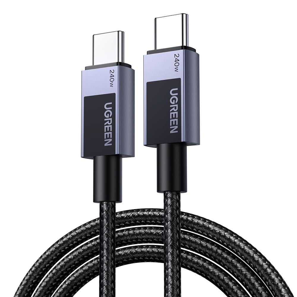 Кабель UGREEN L513 240W 5A PD Fast Type-C-Type-C 1 м Gray (45067)