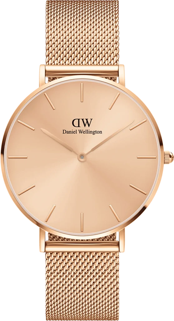 Наручные часы женские Daniel Wellington Petite Unitone DW00100471 со стальным корпусом WR 30 м Розовый (3149530454)