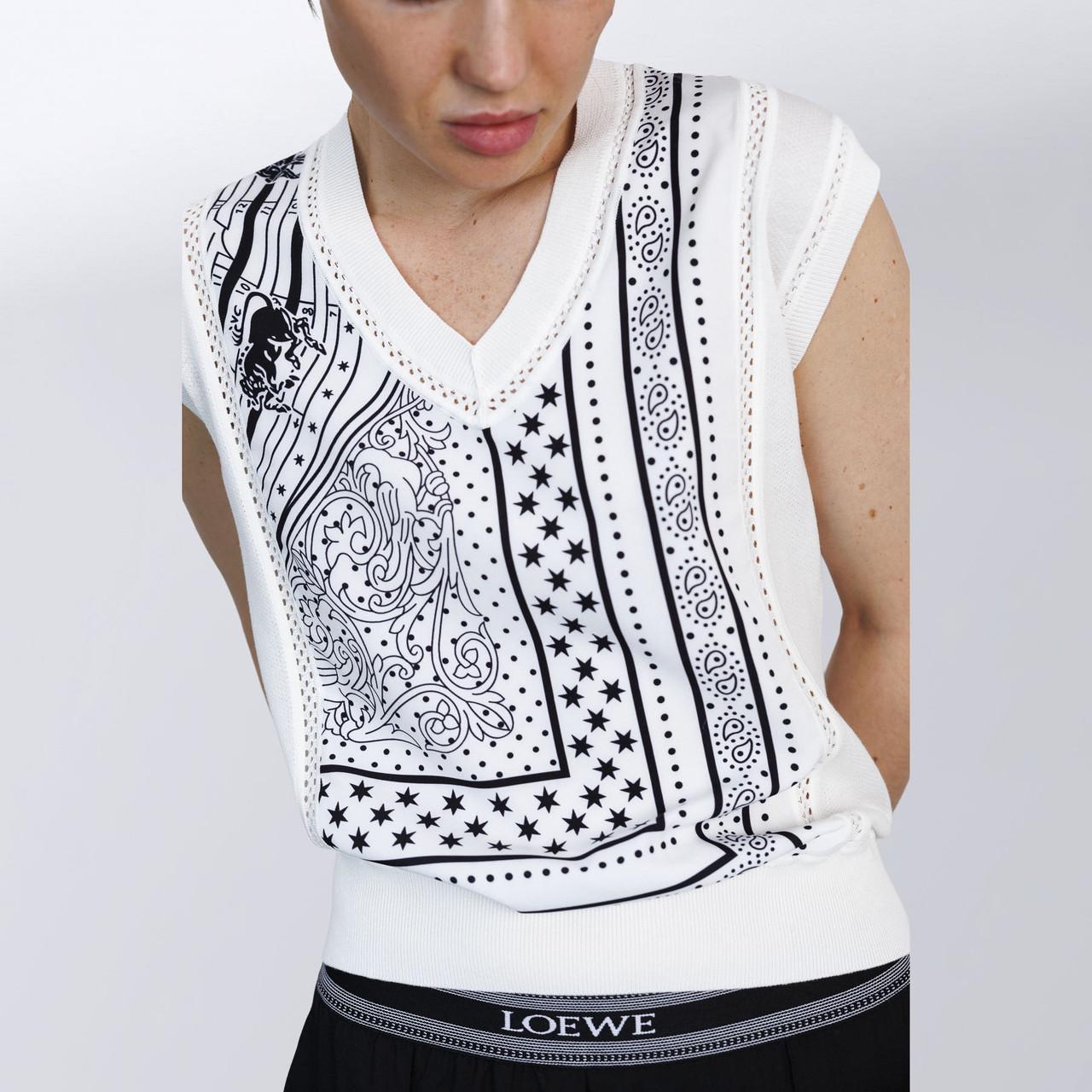 Блуза жіноча повсякденна Hermès White Astrologie Bandana S Білий (2588762892) - фото 3 Блуза жіноча повсякденна Hermès White Astrologie Bandana S Білий (2588762892) - фото 3