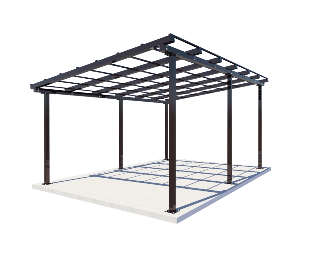 Навес односкатный Shelter Titan 6х6 м