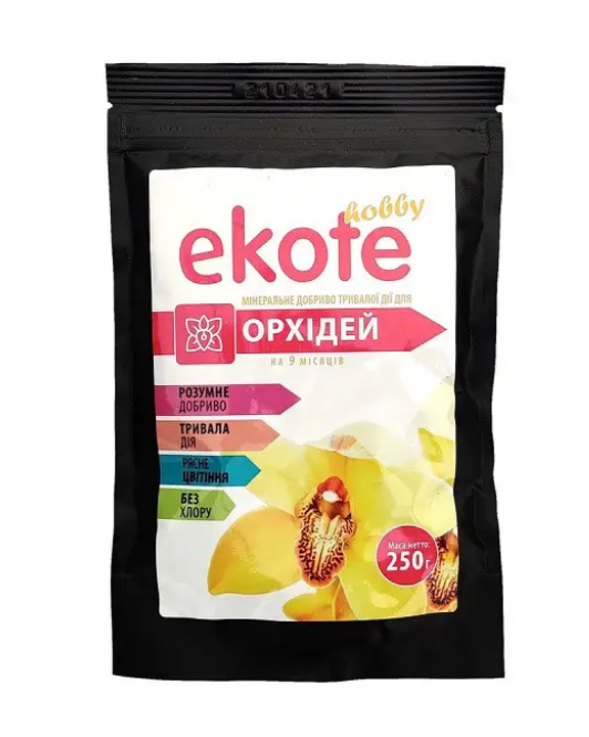 Добриво Ekote для орхідей гранульоване 9 міс. 250 г NPK (15+08+14)