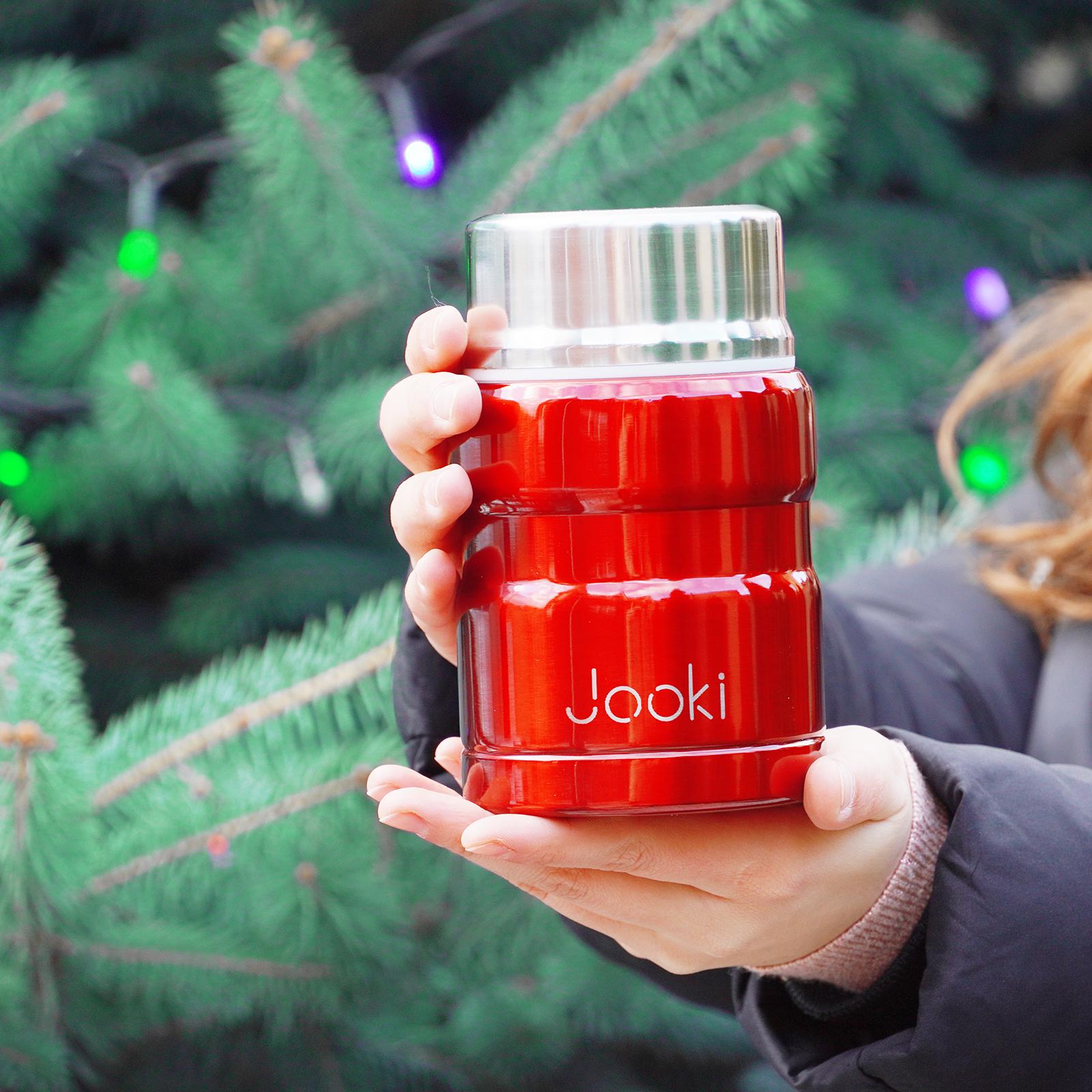 Термос для еды CUP металлический с металлической ложкой 500 мл Красный (25786758) - фото 4 Термос для еды CUP металлический с металлической ложкой 500 мл Красный (25786758) - фото 4