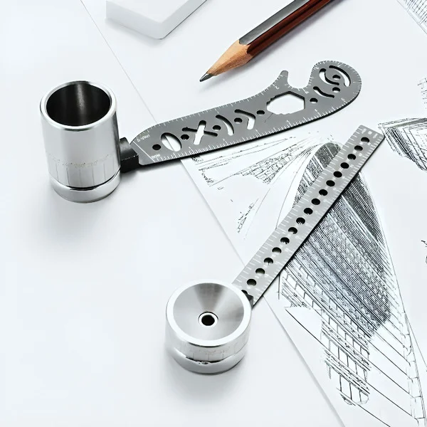 Трафарет лінійка для креслення лекало для креслення 2 шт. (AN00392)