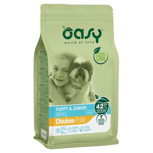 Корм для собак сухой OASY LIFESTAGE Puppy & Junior Small 1 кг (000025539)