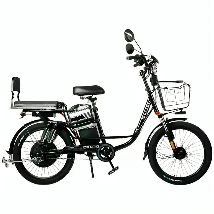 Електровелосипед Corso Shadow Pro 22 800W 48V20Ah до 51 км Чорний (35289424)