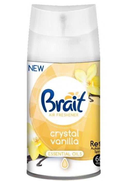 Освежитель воздуха Brait сменный баллон Cristal Vanilla 250 мл (4540)