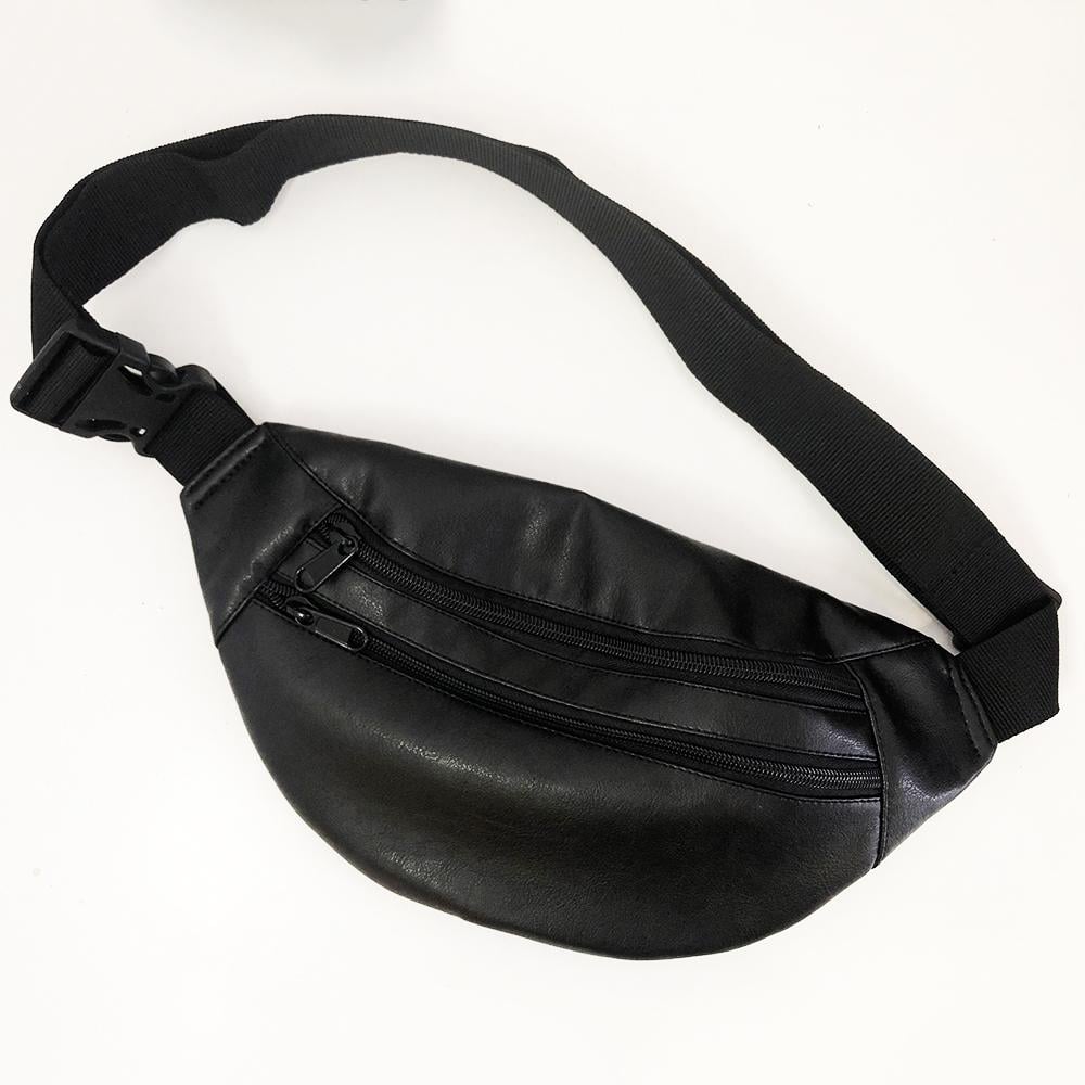 Сумка на пояс из эко-кожи Черный - фото 3 Сумка на пояс из эко-кожи Черный - фото 3