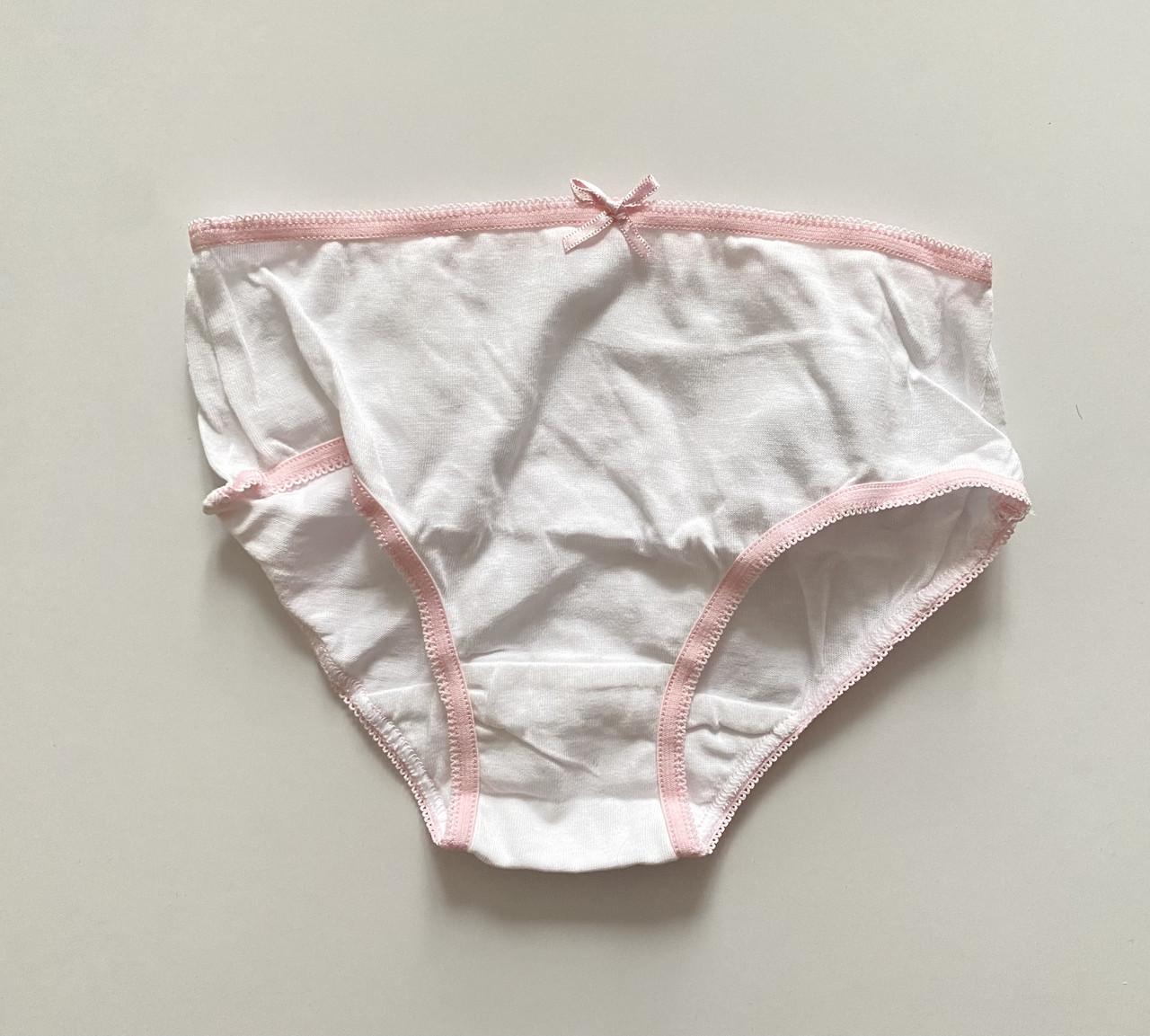 Труси-плавки на дівчинку Primark 128 см на 7-8 років Білий з рожевим (2617705579)