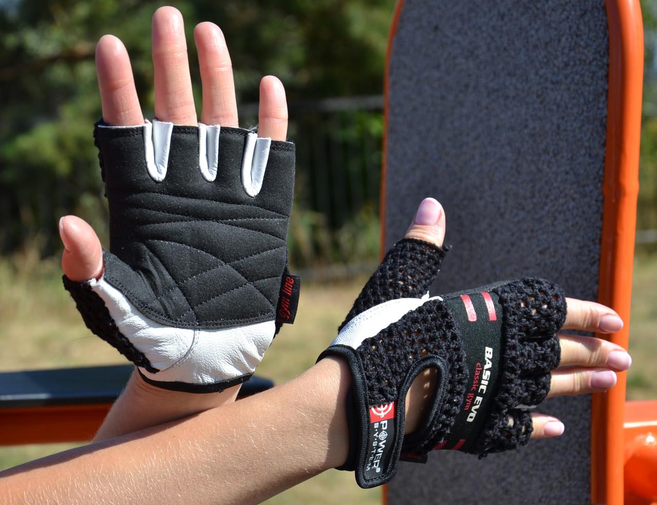 Перчатки для фитнеса Power System PS-2100 Basic EVO M Black/Red Line (A-012158) - фото 4 Перчатки для фитнеса Power System PS-2100 Basic EVO M Black/Red Line (A-012158) - фото 4