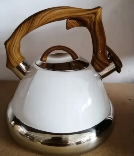 Чайник с свистком для индукционных плит Edenberg EB-8823 из нержавеющей стали 3 л Белый (2530556737) - фото 3